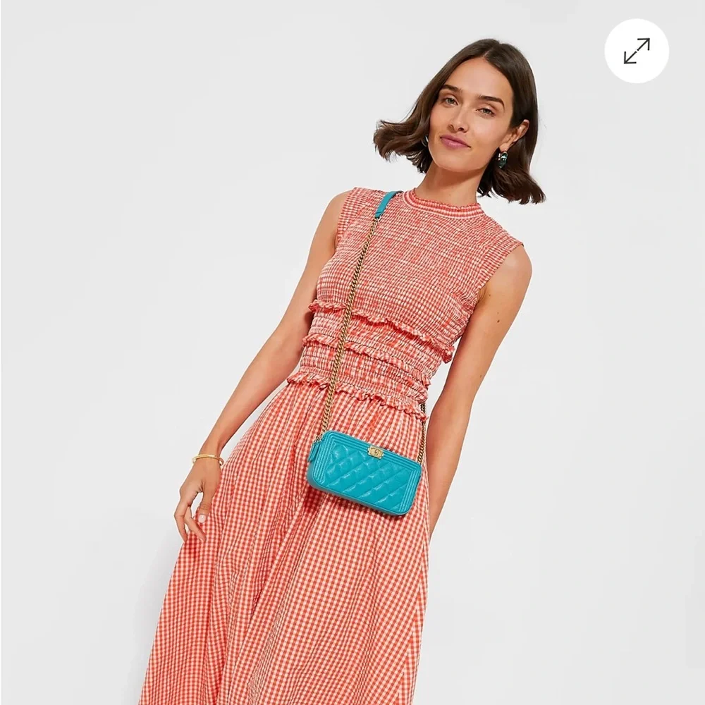 Hunter Bell Poppy Gingham Louise Dress - Picture 2 of 5